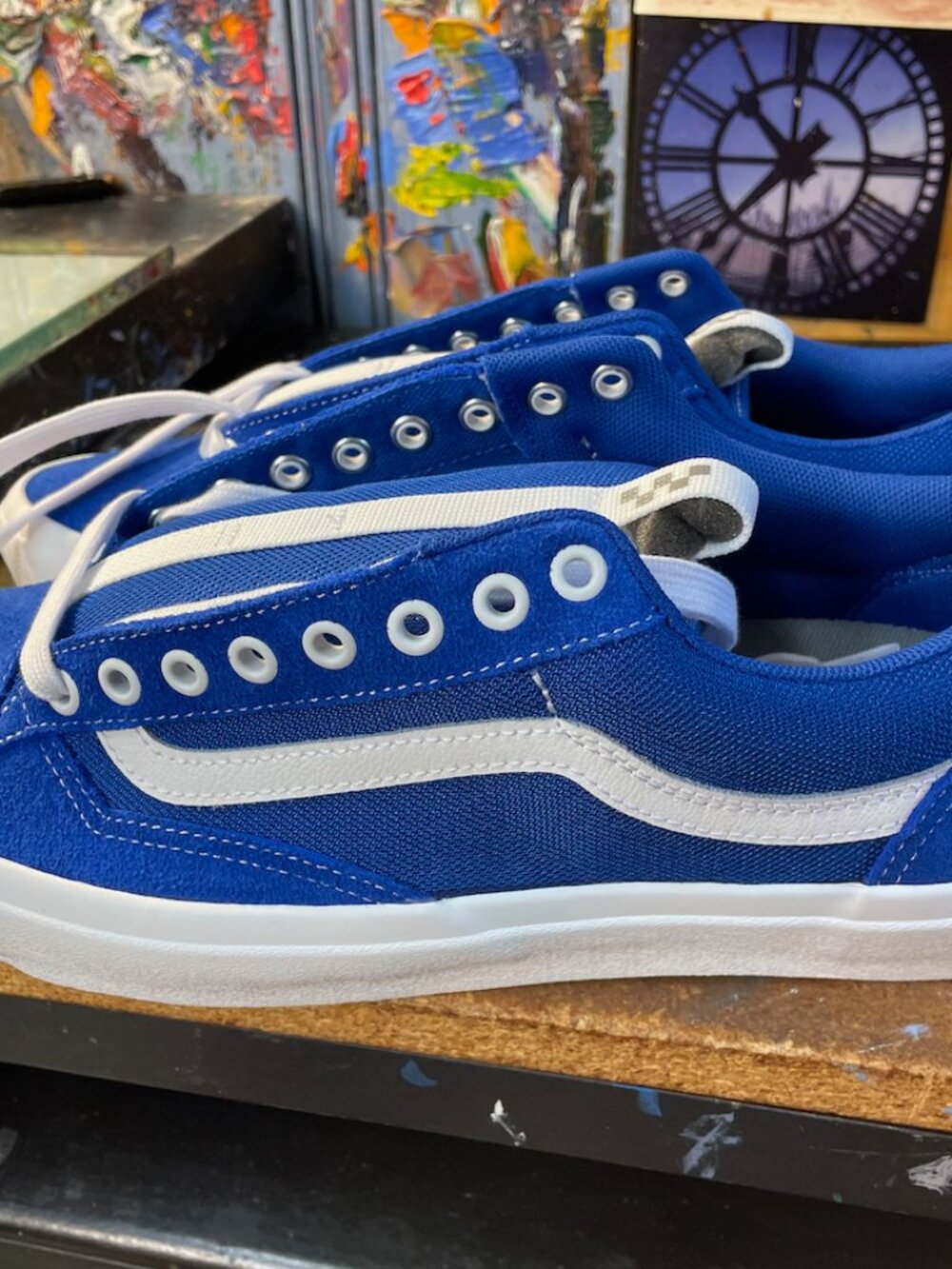 Vans Skate Old Skool 36 + Classic Blue Size US 11.5 Men New Rare Sneakers